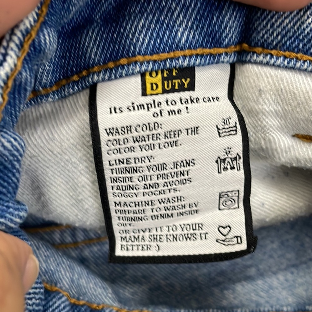 Off duty India^ wide leg high rise jeans - Picture 7 of 9